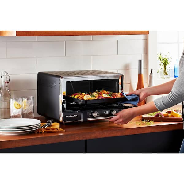  Convection 4-Slice Toaster Oven, Matte Black, Convection Oven  and Countertop Oven: Home & Kitchen