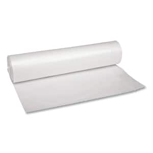 40 in. x 46 in. 45 Gal. 1.1 mil Clear Low-Density Repro Trash Can Liners (25-Bags/Roll, 4-Rolls/Carton)