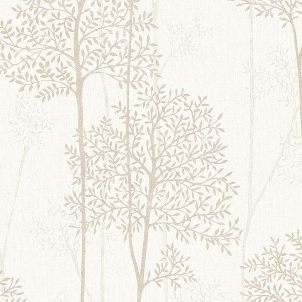 Graham & Brown Eternal Cream/Gold Vinyl Strippable Wallpaper (Covers 56 sq. ft.)