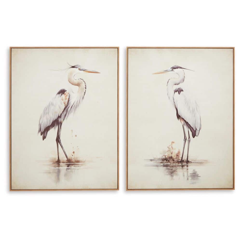 Signature DESIGN BY ASHLEY Aubinell 2 Piece Framed Animal Art