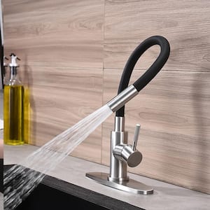 Dynamic Single Handle Bar Faucet Deckplate Included in Stainless Steel