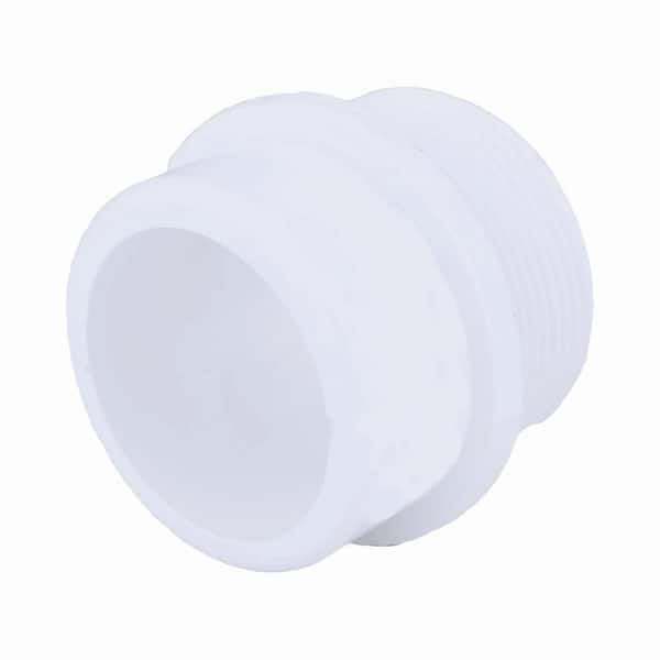 Charlotte Pipe 1-1/2 in. PVC DWV SPG x MPT Male Fitting Adapter