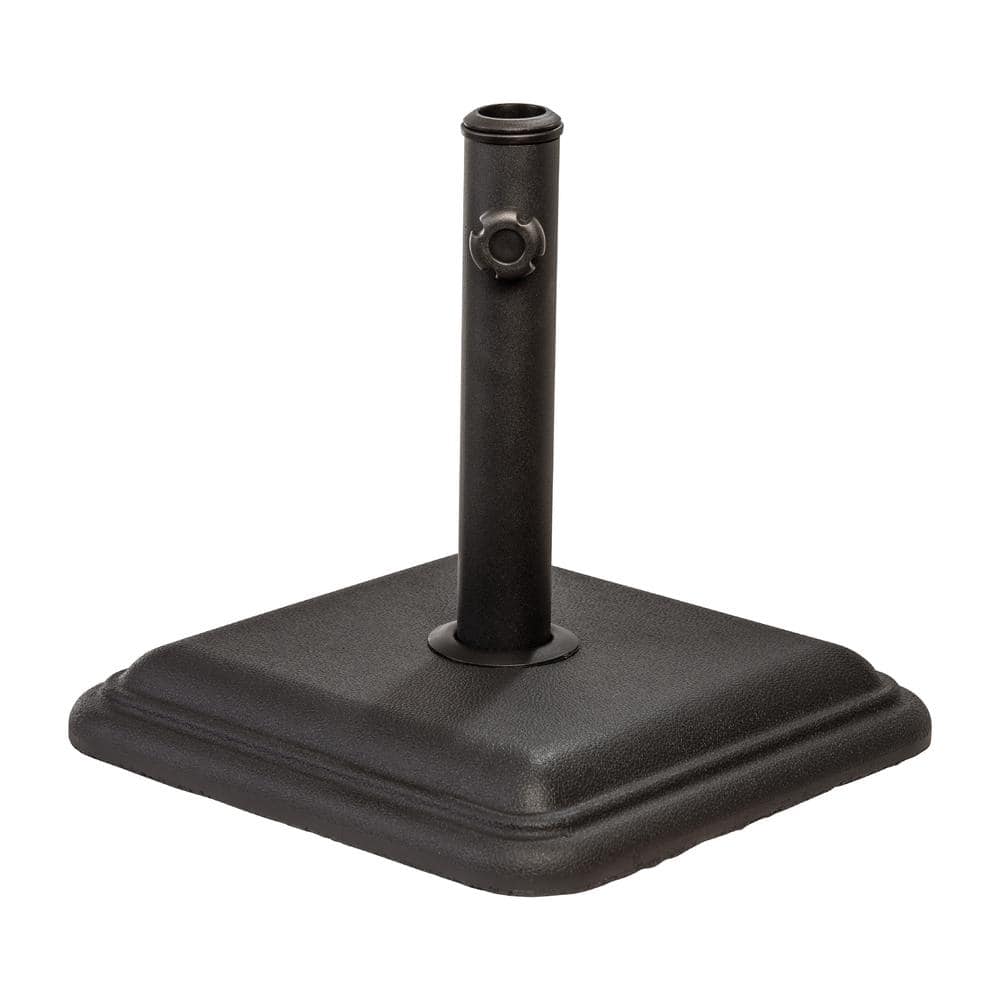 26 lb Black Plastic Patio Umbrella Base