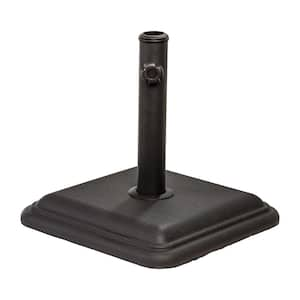 US Weight 26 lbs. Umbrella Base Designed to be Used with a Patio Table in Black