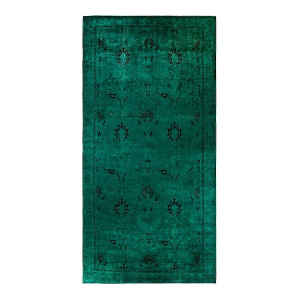 Vibrance One-of-a-Kind Handmade Green 18 ft. 7 in. x 8 ft. 10 in. Indoor Area Rug