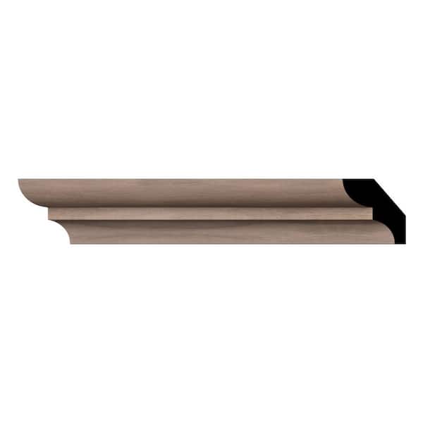 WM75 0.56 in. D x 1.63 in. W x 96 in. L Wood (Walnut) Crown Molding