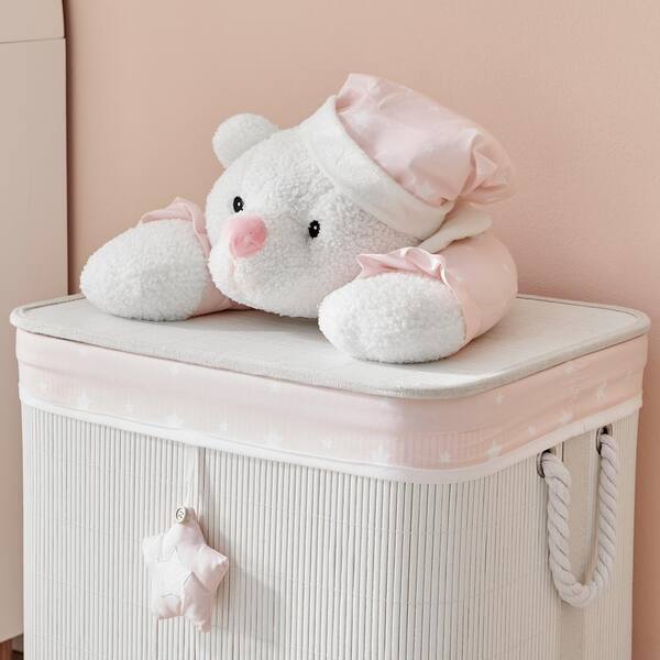thumbnail image 2 of Clastyle Woodland Animals Bear Fox Raccoon Tree Baby Gift Storage Basket Deer Owl Collapsible Rectangular Shelf Toy Book Clothes Towel Bin Nursery Sh 2 of 14