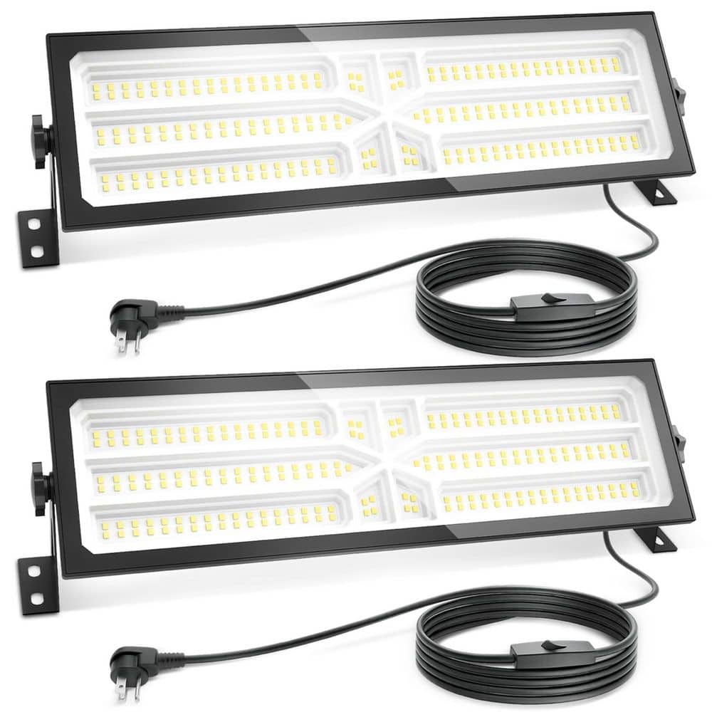 120-Volt 15000 Lumen LED Linkable Shop Light Plug-In (2-Pack) price history on PriceWatchPro