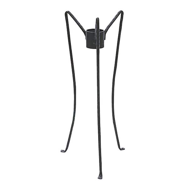 ACHLA DESIGNS Gazing Globe Ball Stand, Footed, 24 in. Tall Black Powder Coat Finish