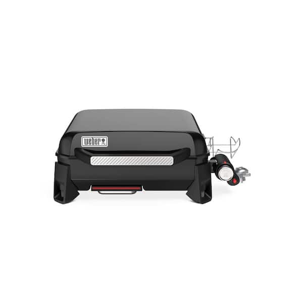 Slate Tabletop Griddle 1-Burner Propane Gas Portable 17 in. Flat Top Grill in Black