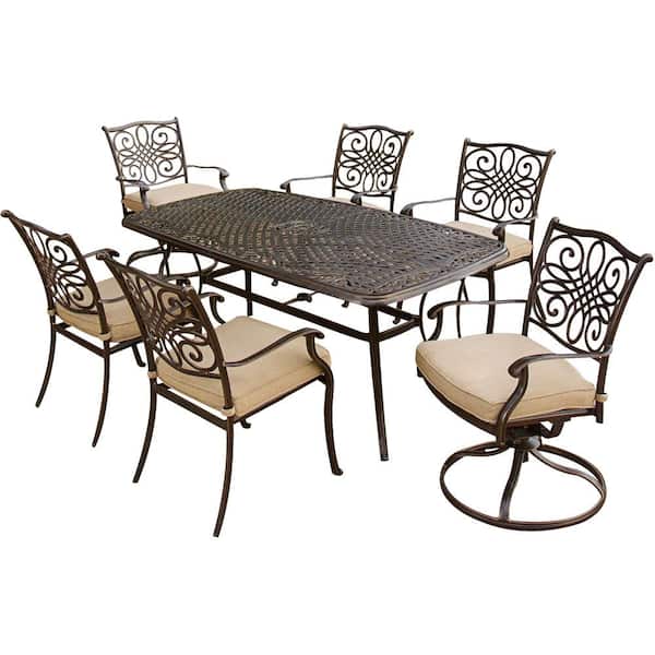 Tan Cushions With Dining Chairs, Qvc Outdoor Furniture