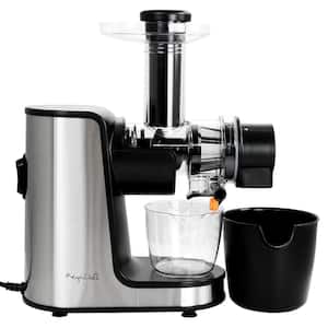 Masticating Slow Juicer Extractor with Reverse Function, Cold Press Juicer Machine with Quiet Motor