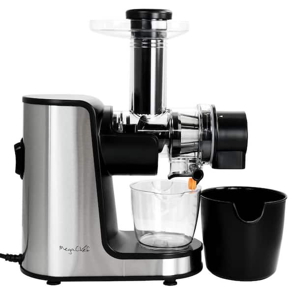 MegaChef Masticating Slow Juicer Extractor with Reverse Function, Cold Press  Juicer Machine with Quiet Motor 985117795M - The Home Depot