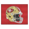 FANMATS NFL - San Francisco 49ers Helmet Rug - 5ft. x 6ft. 5838 - The Home  Depot