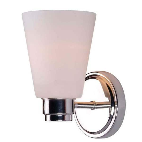 Kenroy Home Rockdale 1-Light Nickel Sconce