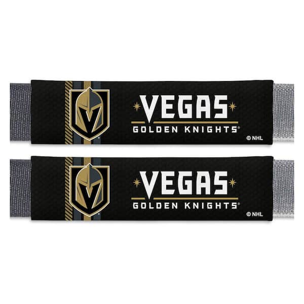 FANMATS Vegas Golden Knights Team Color Rally Seatbelt Pad - (2-Pieces)