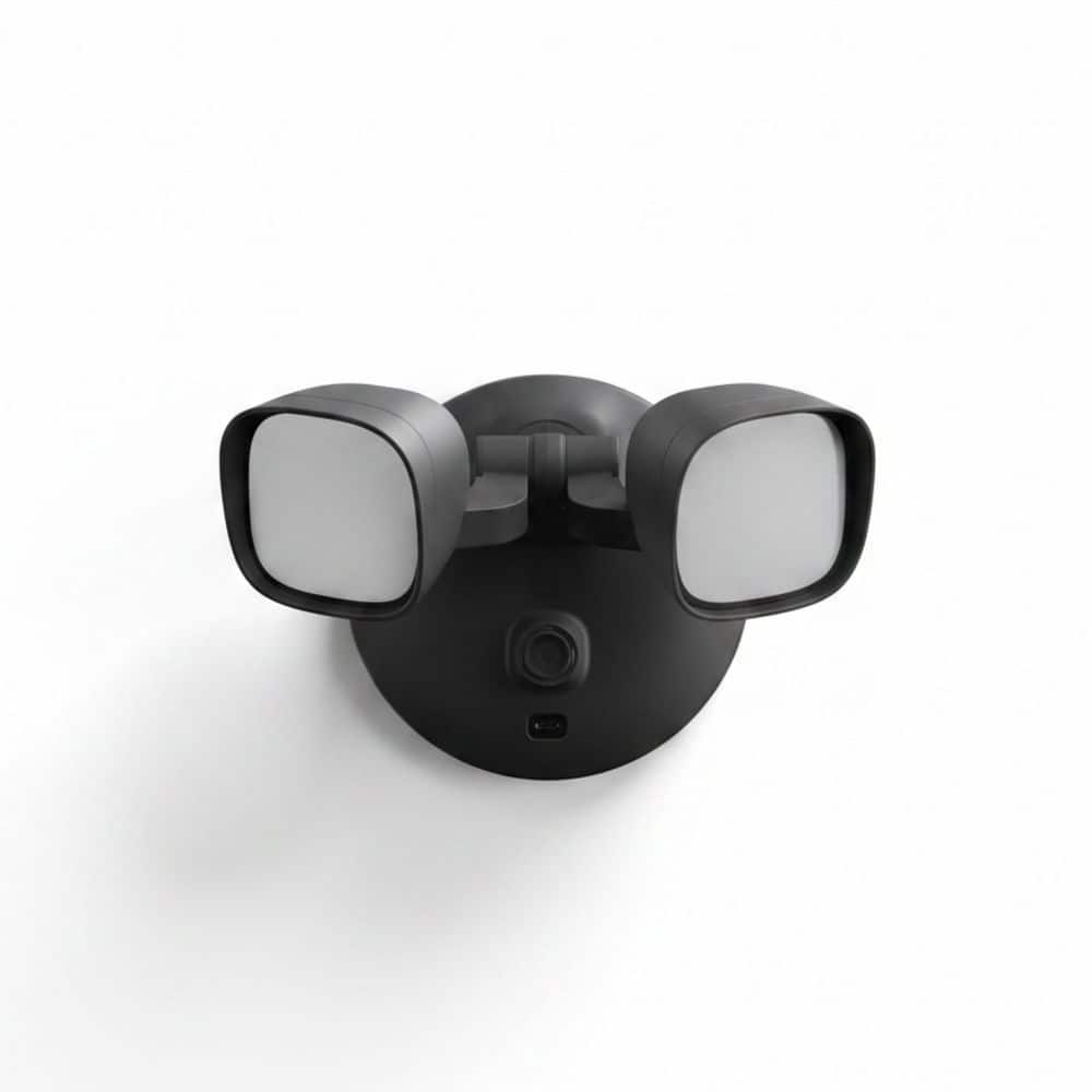 2K+ Hardwired Floodlight Camera Mount Black