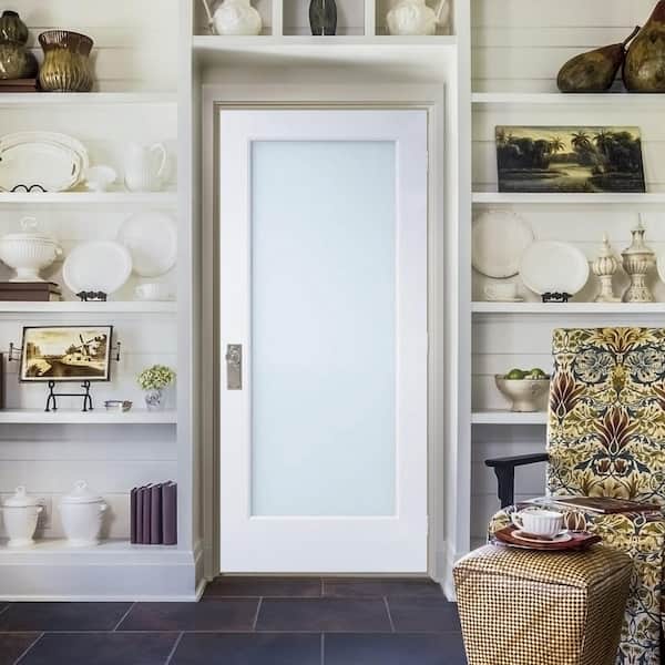 【超お買い得！】 MMI Core Hybrid Solid in. 80 x in. 36 Laminate White DOOR ボディ・フェイスケア