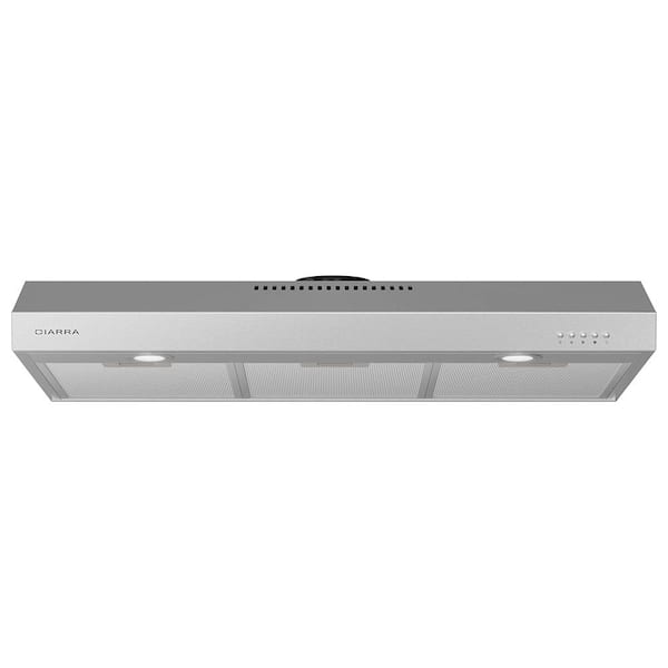 CIARRA 30 in. 200 CFM Convertible Under Cabinet Range Hood in Stainless  Steel CAS75905 - The Home Depot