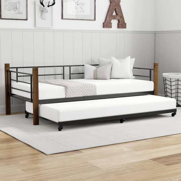 Wood and metal daybed discount