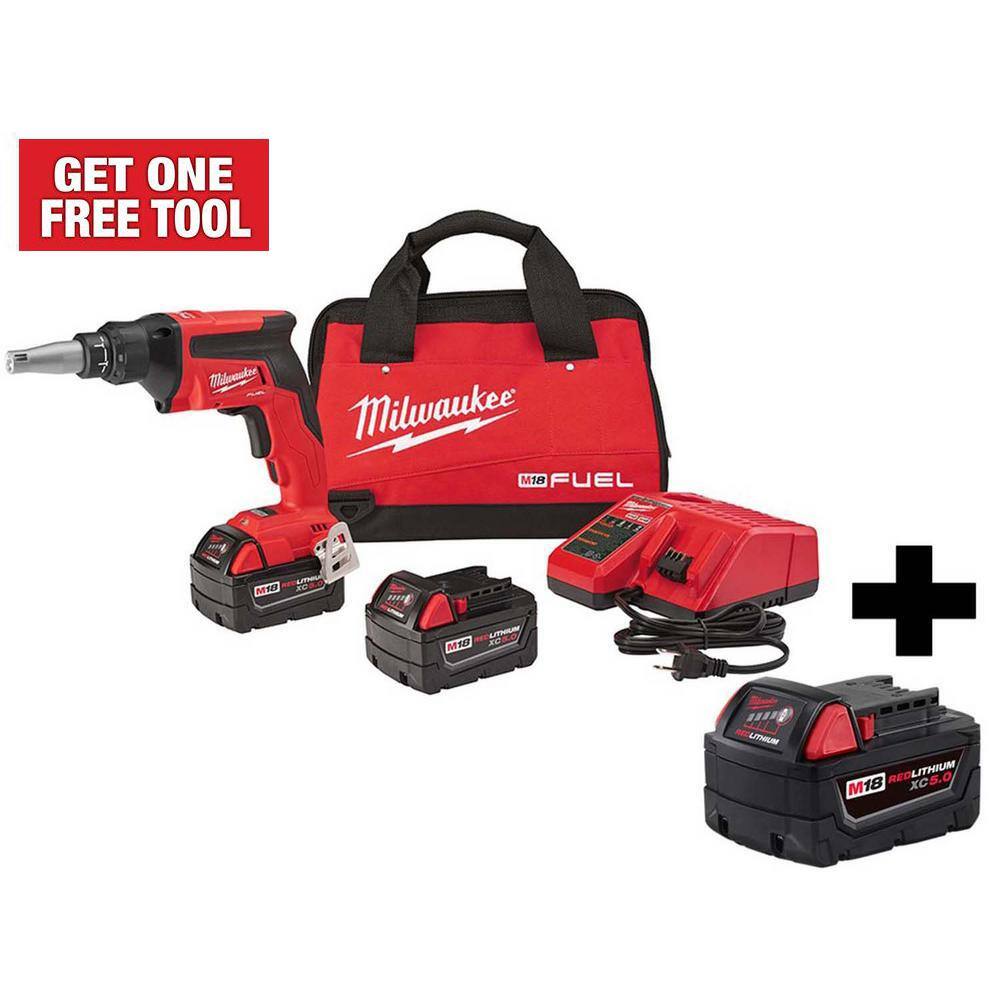 Milwaukee M18 FUEL 18V LithiumIon Brushless Cordless Drywall Screw Gun