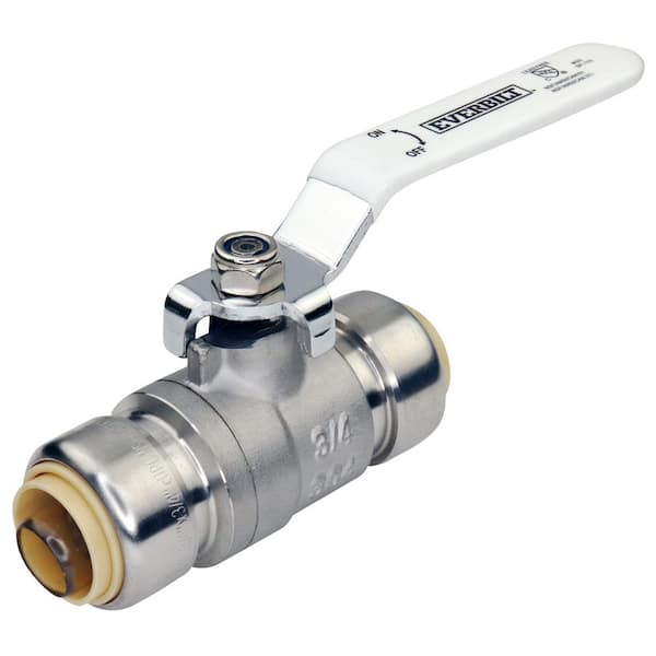 3/4 in. Push-To-Connect x 3/4 in. Push-To-Connect Stainless Steel Ball Valve