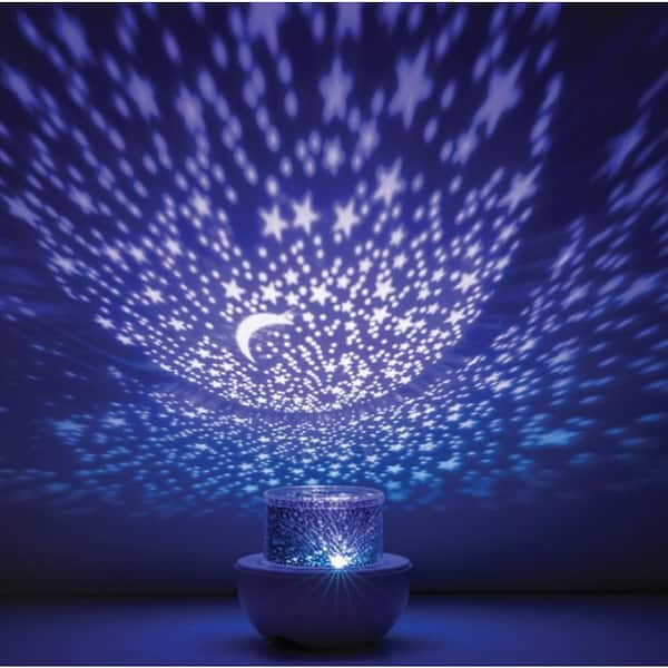 Rotating Star Projector Nightlight 360 Rotating with Battery Power and USB  Cable