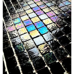 Atmosphere Multi Color 12 in. x 12 in. Square Iridescent Recycled Glass Mosaic Wall and Pool Tile (1 Sq.Ft.)