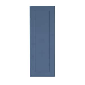 Lancaster Blue Plywood Shaker Stock Assembled Wall Kitchen Cabinet 9 in. W x 42 in. H x 12 in. D