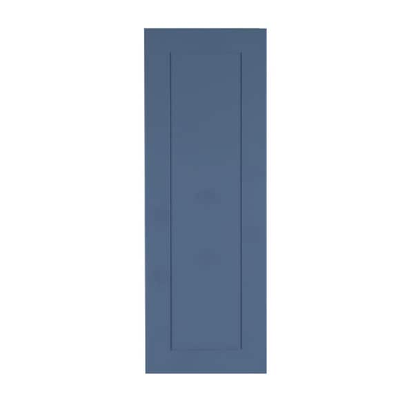 LIFEART CABINETRY Lancaster Blue Plywood Shaker Stock Assembled Wall ...