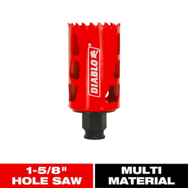 DIABLO 1-5/8 in. Bi-Metal Hole Saw with 2-3/8 in. Cutting Depth