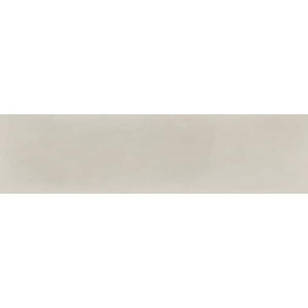Taj Grigis Satin Glazed Ceramic Quarter Round Wall Trim, 0.6 in. x 10 in. (0.069 sq. ft./Piece)