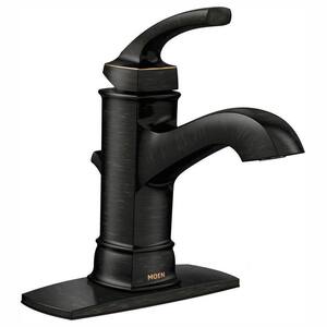 Hensley Single Hole Single-Handle Bathroom Faucet in Mediterranean Bronze