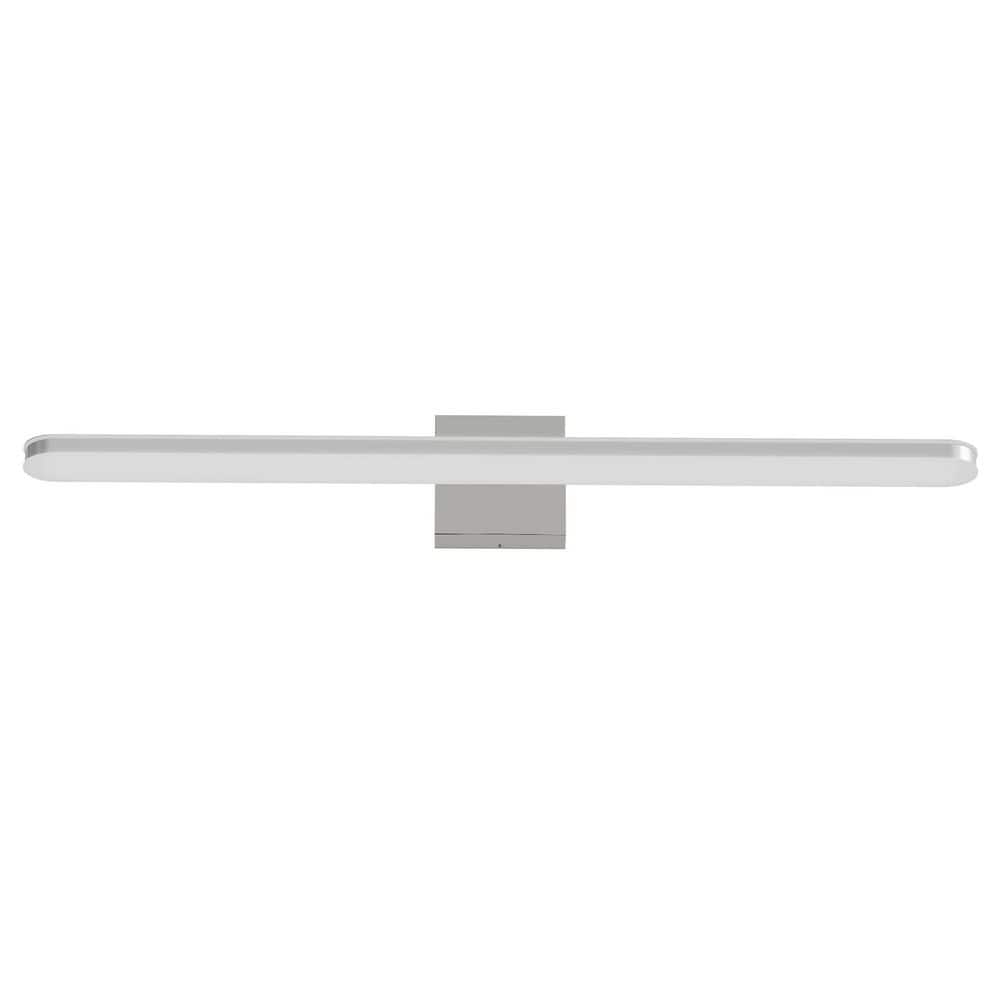 31.5 in. 1-Light Chrome Modern Dimmable LED Vanity Light Bar 6000K Mirror Light with Acrylic Shade price history on PriceWatchPro