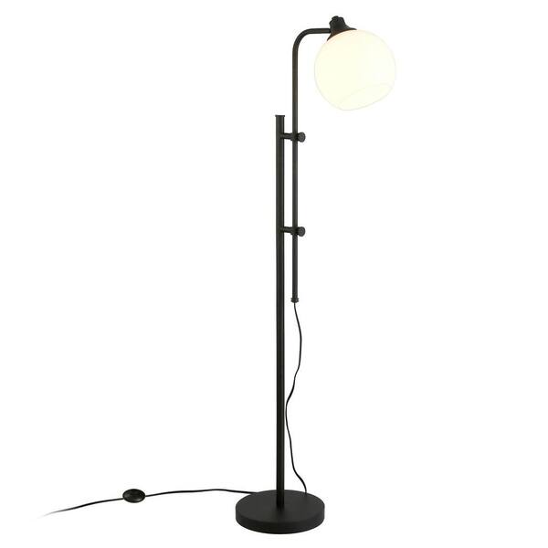 Blackened Bronze Adjustable Height Floor Lamp by Meyer&Cross Antho 68 in 