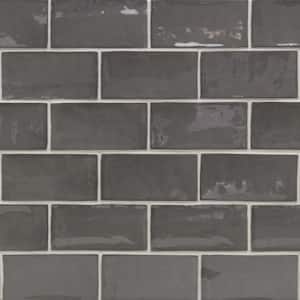 Catalina Driftwood 3 in. x 6 in. x 8 mm Polished Ceramic Subway Wall Tile (44-pieces/ 5.38 sq. ft. /case)