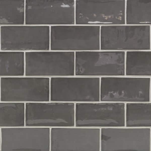 Ivy Hill Tile Catalina Driftwood 3 in. x .31 in. Ceramic Wall Tile Sample