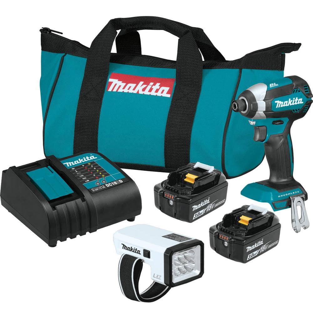 Makita 18V LXT Lithium‑Ion Brushless Cordless Impact Driver