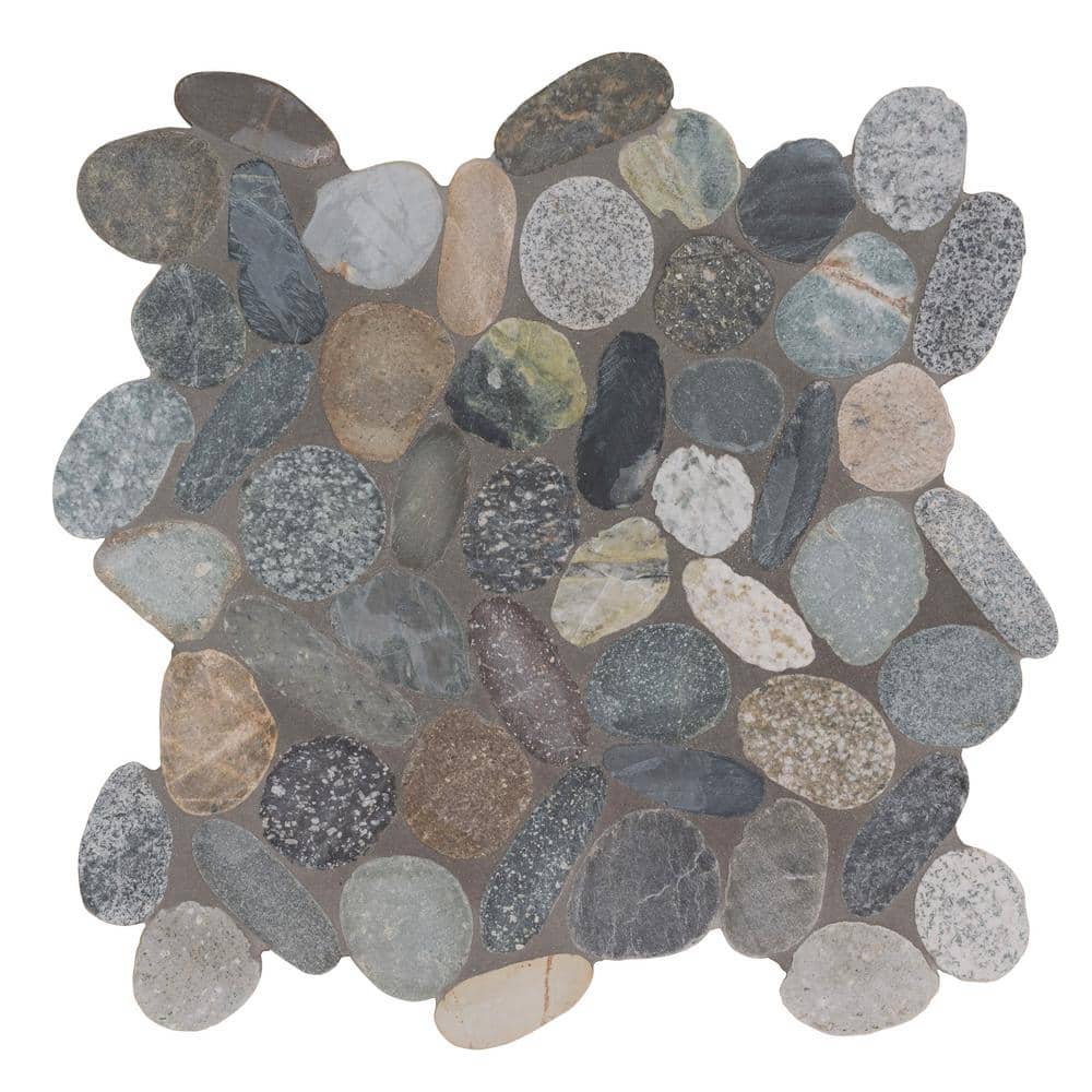 MSI Sliced Rainforest Pebble 12 in. x 12 in. x 0.38 in