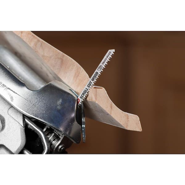 DIABLO 4 in. x 10 TPI HCS Reverse Cut Wood Jigsaw Blade (5-Pack) DJT101BR5  - The Home Depot
