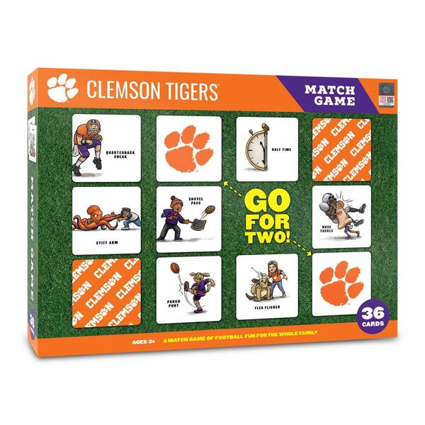 YouTheFan NCAA Clemson Tigers Licensed Memory Match Game