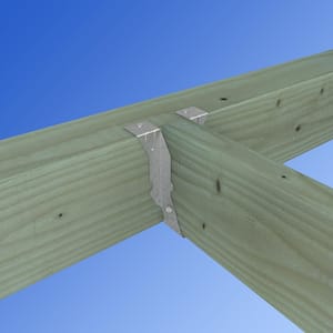 PF 18-Gauge ZMAX Galvanized Post Frame Hanger for 2x6 Nominal Lumber