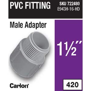 1-1/2 in. PVC Male Adapter