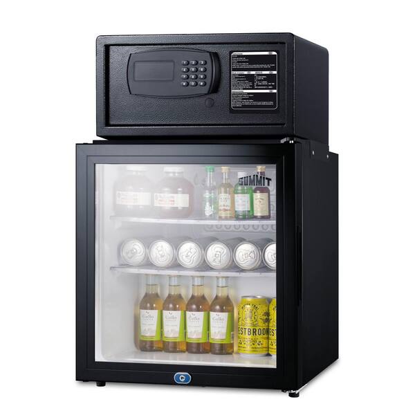 Summit Appliance 18 in. 1.6 cu. ft. Mini Refrigerator in Glass