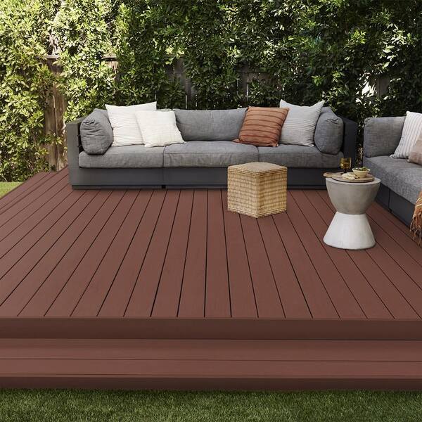 BEHR DECKplus 1 gal. #S170-7 Dark Cherry Mocha Solid Color