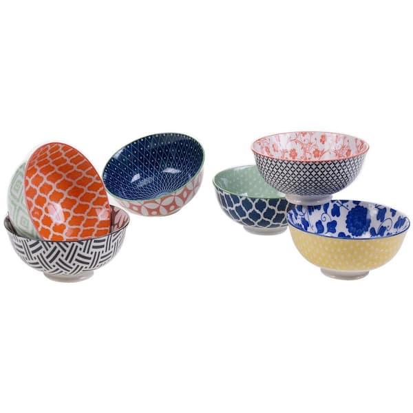 Soho Multi-color Bowls (Set of 6)
