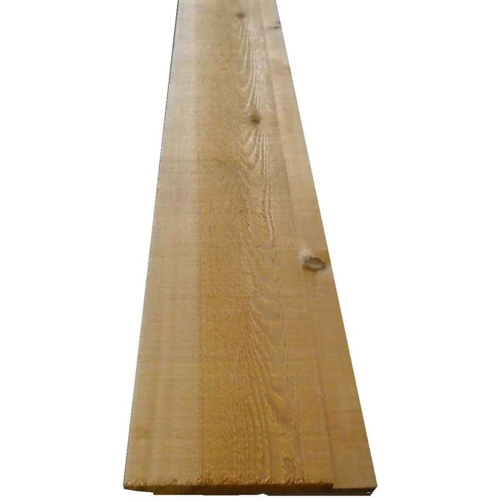 1 in. x 10 in. x 8 ft. Western Red Cedar Channel Siding Board OR0063328 ...