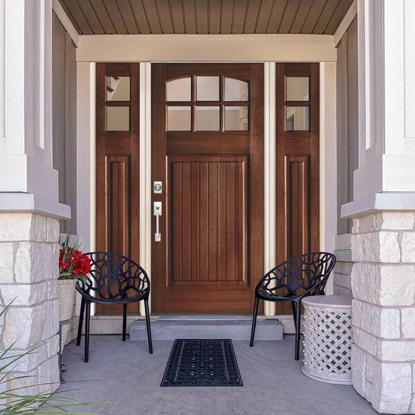 Krosswood Doors 64 in. x 80 in. Craftsman 6 Lite Clear Glass