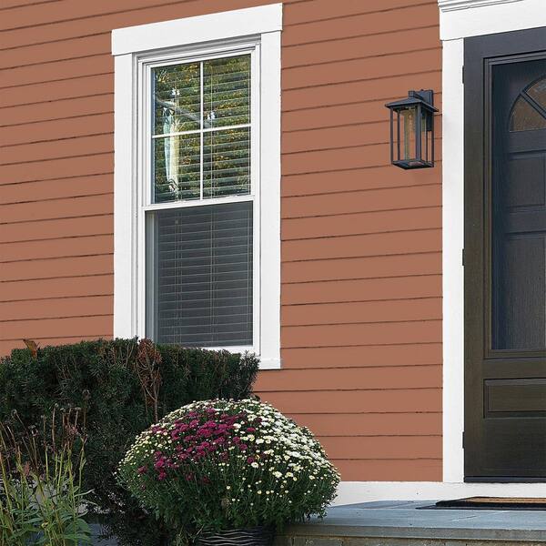 Glidden Essentials 1 gal. PPG1068-6 Nutmeg Flat Exterior Paint