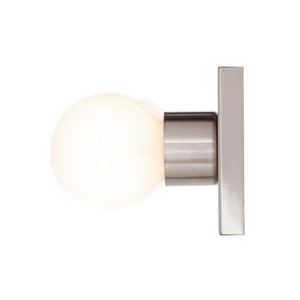 Brushed Nickel 3-Light Dimmable Vanity Wall Sconce
